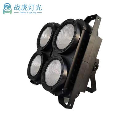 China Wedding High Power 400w COB Par 4 - Eye Par Light Can Intelligent Attendance Blinder Lights 4 Eye Cob Par For Bar Disco Wedding for sale