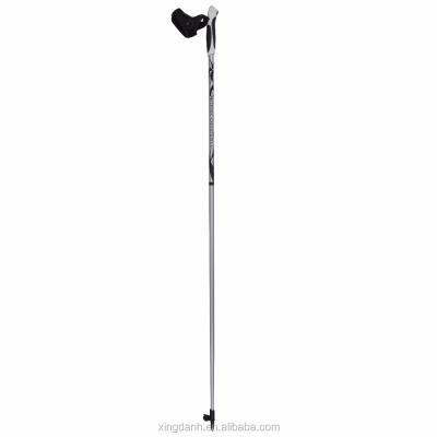 China Clip Strap 1 Section Aluminum 6061 Nordic Walking Pole for sale