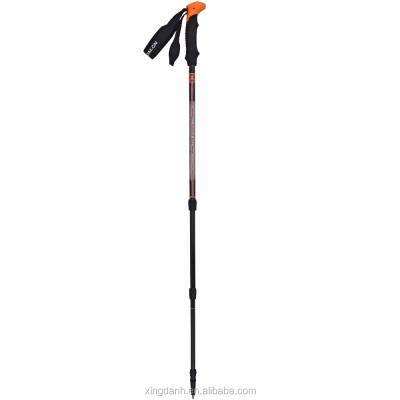 China EVA Outdoor 3 Section Carbon Fiber Trekking Pole Hiking Camping for sale