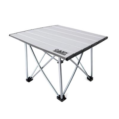 China Aluminum Alloy Portable Mini Aluminum Alloy Folding Camping Table With Carry Bag For Outdoor Picnic Dining Cooking for sale