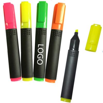 China Promotional Markers & Highlighter Bars Pastel Text Highlighter Bar Fluorescent Marker Pen For Office Use for sale