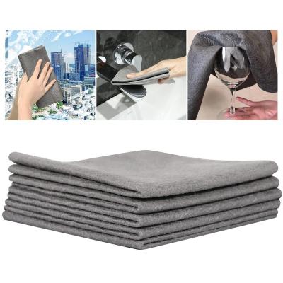 China 2023 Viable Large Size Reusable Microfiber Cleaning Cloths For Window Cleaning for sale