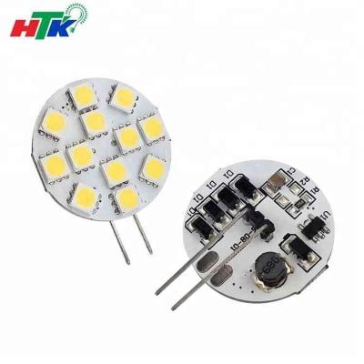 China Aluminum Alloy Oblate G4 12smd rv led cabinet marine light lamp for sale