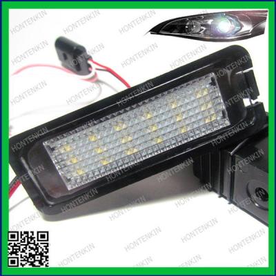 China Plastic And Aluminum LED License Plate Lights Lamp For Volkswagen Golf 7 MK7 for sale