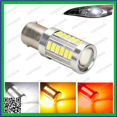 China Turn Light LED Daytime Running Light BAY15 1156 CANBUS White Xenon Bulb 33SMD 5630 for sale