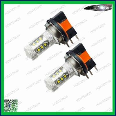 China Fog Light H15 80W LED DRL HIGH BEAM BULB For AUDI GOLF MK7 XENON WHITE 6000K for sale