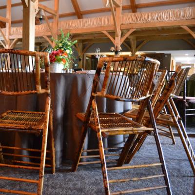 China Handmade / Comfortable Outdoor Party Wedding Banquet Hotel Folding Furniture Bamboo Dining Chairs For Sale for sale