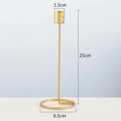 China Modern Nordic Tall Gold Stick Candle Holders Set Modern Wedding Decoration Centerpiece Candlestick Pillar Candlestick Holder for sale