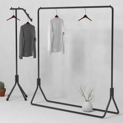 China Store temporary mobile clothing store landing shopping mall fitting room wardrobe door cloakroom single foldable display rack for sale