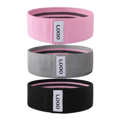 China Fabric Elastic Flexible Non-slip Non-Latex Cotton Soft Booty Bands Suitable For Any Fitness Level Designed For Warm Ups And Stretching for sale