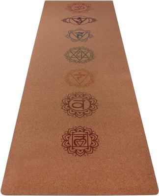 China Yoga Cork Yoga Mat Deluxe - Non Slip Soft Sweat Resistant Longer Thicker and Wider for Comfort and Support for sale