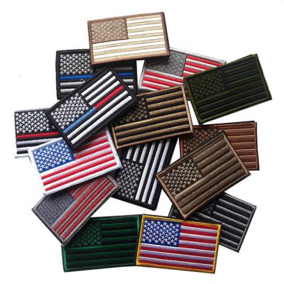 China Wholesale 3D American Flag Embroidery Patch Fashion Embroidery Patch For Garment for sale