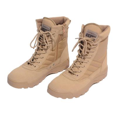 China High Quality Combat Activities Camping Army Leather Boots Outdoor Hunting Waterproof Rubber Military Tactical Men Abandon Jungle Safety Shoes for sale