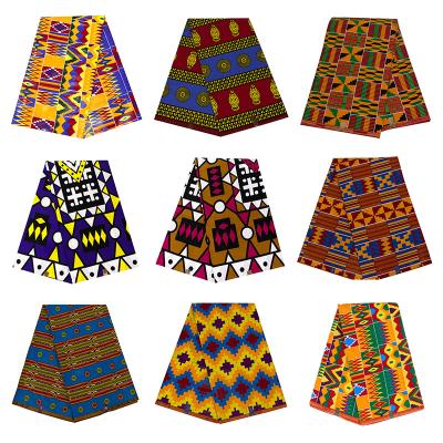 China Wholesale Ankara Africa Nigerian WAX A Side Anti-Static Stock Large RTS KEER Small MOQ Double Prints 100% Cotton Fabric for sale