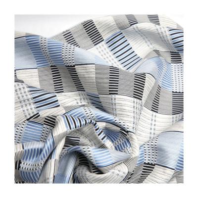 China Cheap custom line JDM582 A-L High quality large memory microfiber polyester spandex 3d jacquard fabric for sale