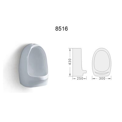 China Modern Factory Price Bathroom&Mall Cheap Wall Hung Ceramic Male Urinal 8516 for sale