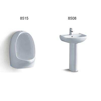 China EUROPEAN Contemporary Bathroom Set Wall Mounted Urinal And Floor Wash Basin 8515+8508 for sale