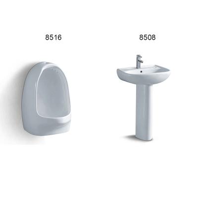 China Asian Public Restroom Hotel Lavatory Urinal Sink Set 8516+8508 for sale