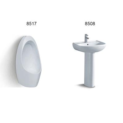 China Chinese White Ceramic Urinal Wash Basin Set 8517+8508 for sale