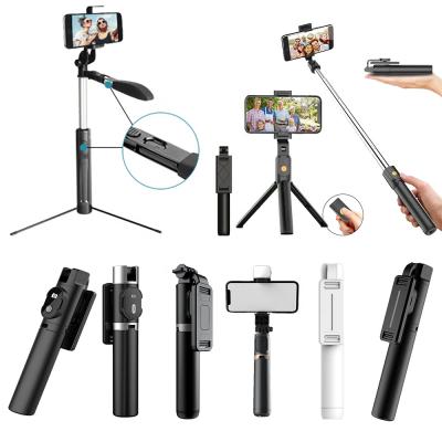 China Portable 3 flexes in 1 New l07 l02 K07 K10 360 Rotation Mini Wireless Monopod Mobile Phone Tripod Selfie Tracking Stick flexi for sale