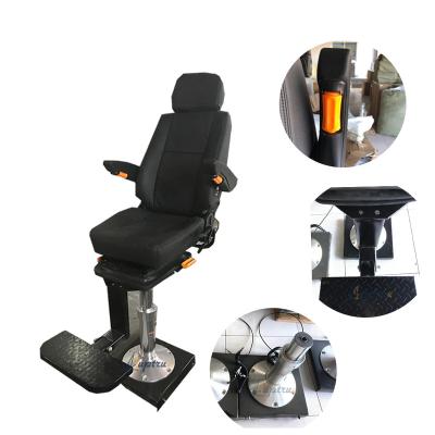 China Boat/Ship/Wholesale Marine Captain Boat Leather Adjustable Driver Seat for sale