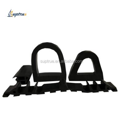 China Protect 3M Long Dock Protection Marine Rubber D Shape Fixed Rubber Fender for sale