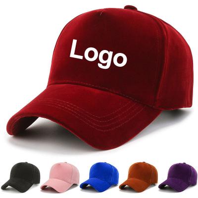 China breathable & Waterproof Embroidered Fitted Trucker Caps Hats Women Men Sports Hats Wholesale Custom Velvet Baseball Caps for sale