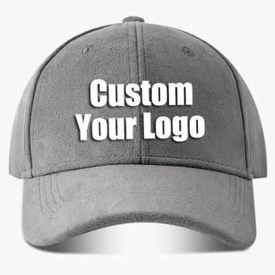 China breathable & Customized Waterproof Embroidery Sports Caps Women Men Wholesale Blank Suede Velvet Baseball Caps Hats for sale