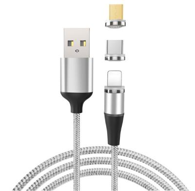 China 2.1A 1M 2M Mobile Phone Magnetic Cable USB Magnetic Fast Charging Charging Data Cable for sale