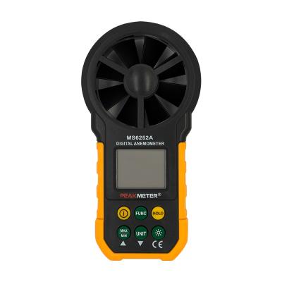 China Ms6252A / OM6252A Digital Flow Electronic Anemometer Fan MS6252A Wind Speed for sale