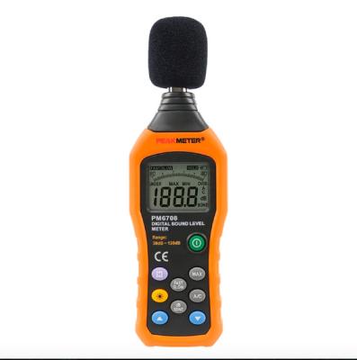 China PM6708 LCD Digital Audio Decibel Sound Level Meter Sound Meter Measuring Recorder Tester 30 dB 130 dB PM6708 for sale