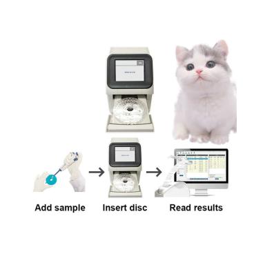 China Factory Outlet Portable Veterinary Full Automatic Dry Biochemical Animal Clinical Hematology Analyzer 0.1cc for sale