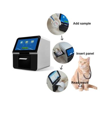 China Disease Analysis Custom Designed Rapid Veterinary Auto Biochemical Dry Fluorescence Immunoassay Analyzer Quantitative Chemical Chemical Machine for sale