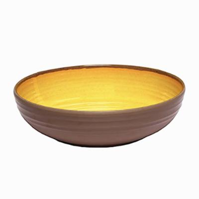 China China Supply Wholesale Custom Round Melamine Stocked Colorful Durable Shatterproof Soup Bowl Large for sale