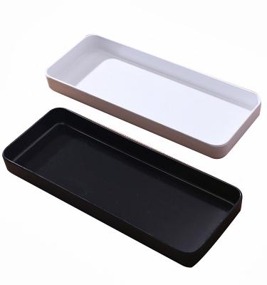 China Stocked accept solid color custom hot cheap matt plastic melamine rectangle logo sales 100% vegetable tray for sale