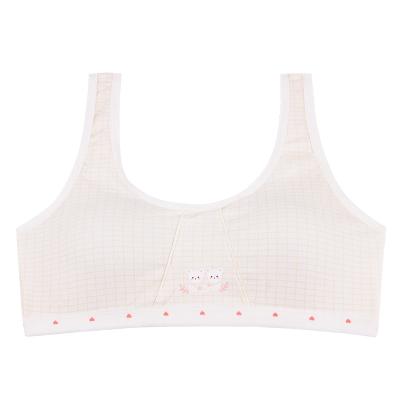 China Student Antibacterial Vest Bra Kids Cotton Thin Bra for sale