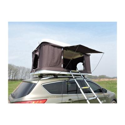 China Straight tying type new type good price camping tent shell tent car roof hard top with annex for sale for sale