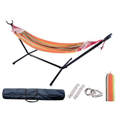 China Hot Selling Cheap Custom Wholesale Canvas Camouflage Bracket Adult Camping Hammock for sale