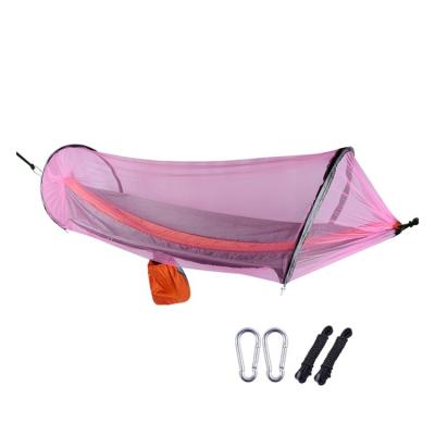 China Adult Newcomers Summer Camp High Quality Hammock With Removable Mosquito Net for sale