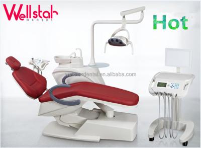 China New dental regional type portable dental unit dental unit chair with working light for sale for sale