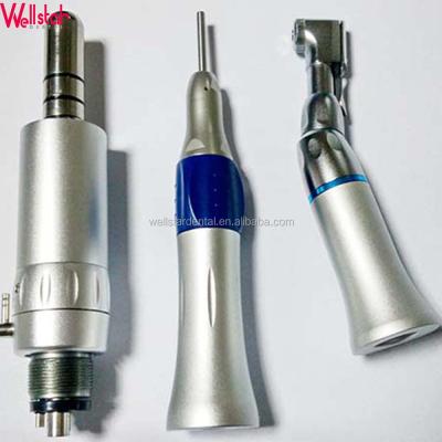 China Aluminum dental handpiece set with straight head and contra angle dental low speed handpiece with lowest price offer for sale