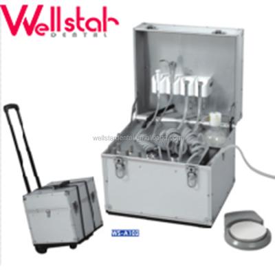 China Good Quality Metal Price Dental Equipment Cheap Portable Dental Unit With Air Compressor for sale