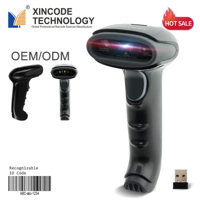 China ABS+PVC+PC Fast Speed ​​Android Handheld Reader 2.4G Wireless Laser Barcode Scanner with CE, ROSH, FCC X-600 for sale