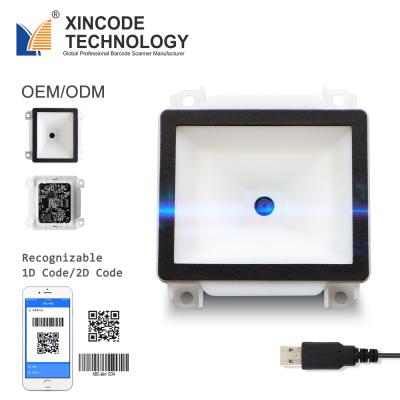 China ABS Mini Xincode 1D 2D Code Barcode Scan Engine USB RS232 Barcode Reader Module for sale