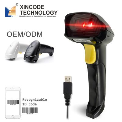 China Xincode One Dimension Supermarket CCD Barcode Scanner A4size for sale