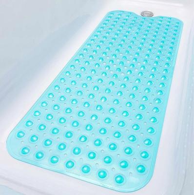 China Extra Long Bath Stocked Mat Adds Non-Slip Traction to PVC or Tape Tubs and Shower Mats for sale