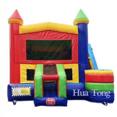 China Amusement Park Shopping Mall School Commercial Children's Inflatable Combo Bounce Castle Jumping Bouncy House Small Inflatable for sale