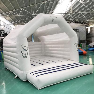 China Fire retardant ; Serurity-guarantee; Durable Adult White Bouncy House Castle Kids Inflatable Wedding Jumper Castle Bouncer for sale