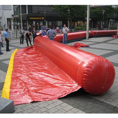 China Best PVC Flood Barrier Tarpaulin Stop Flood Water Dam Rubber Dam Inflatable Tubes Inflatable Movable Barrier For Sale for sale