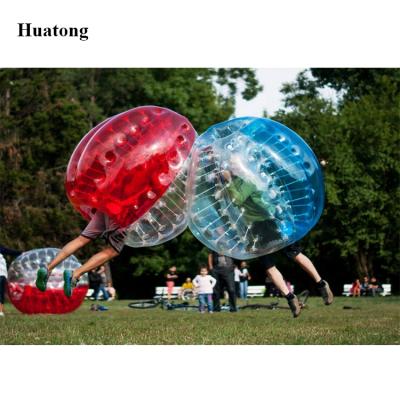 China PVC Human Toy Outdoor TPU Body Sports Inflatable Soccer Football Bubble Bumper Ball for sale